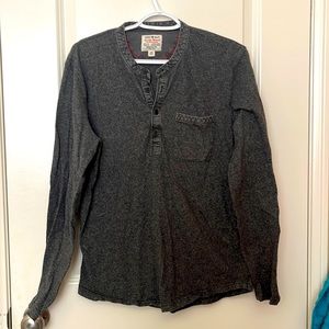 Lucky brand shirt M size Light blackish gray